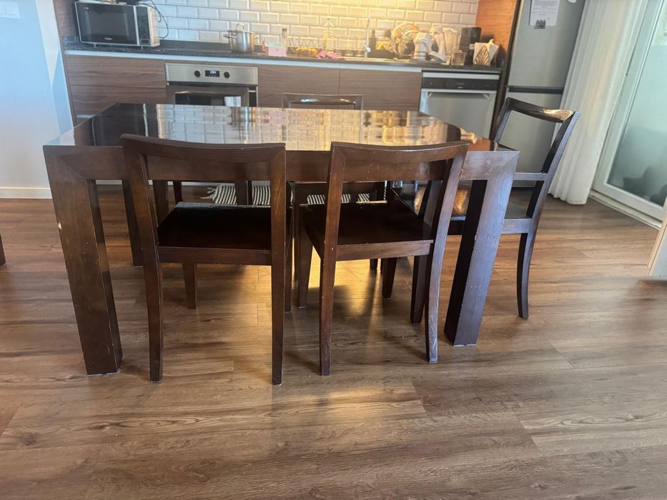 Mesa de 140x90 de 6 ligares