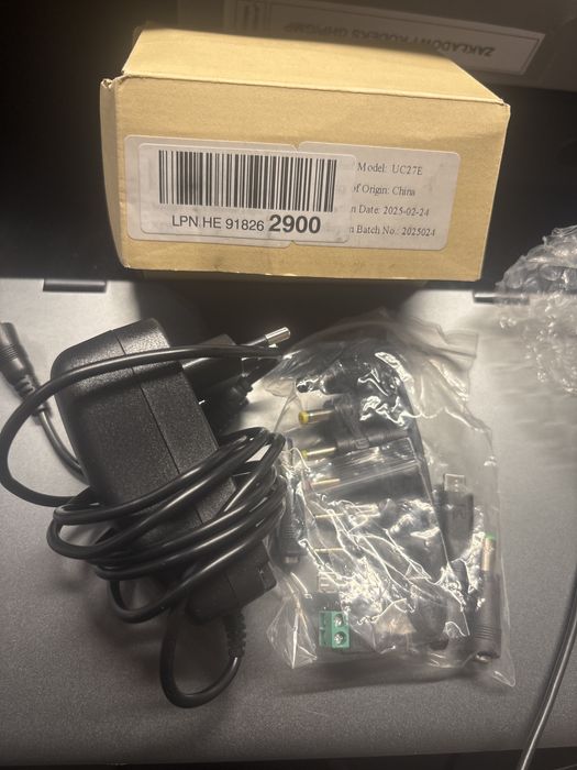 Adapter zasilajacy 11 koncowek Dc, Micro Usb Usb-C