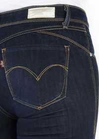 Levi's® Revel Demi Curve Skinny - Pressed Dark rurki jeansy (28/34)