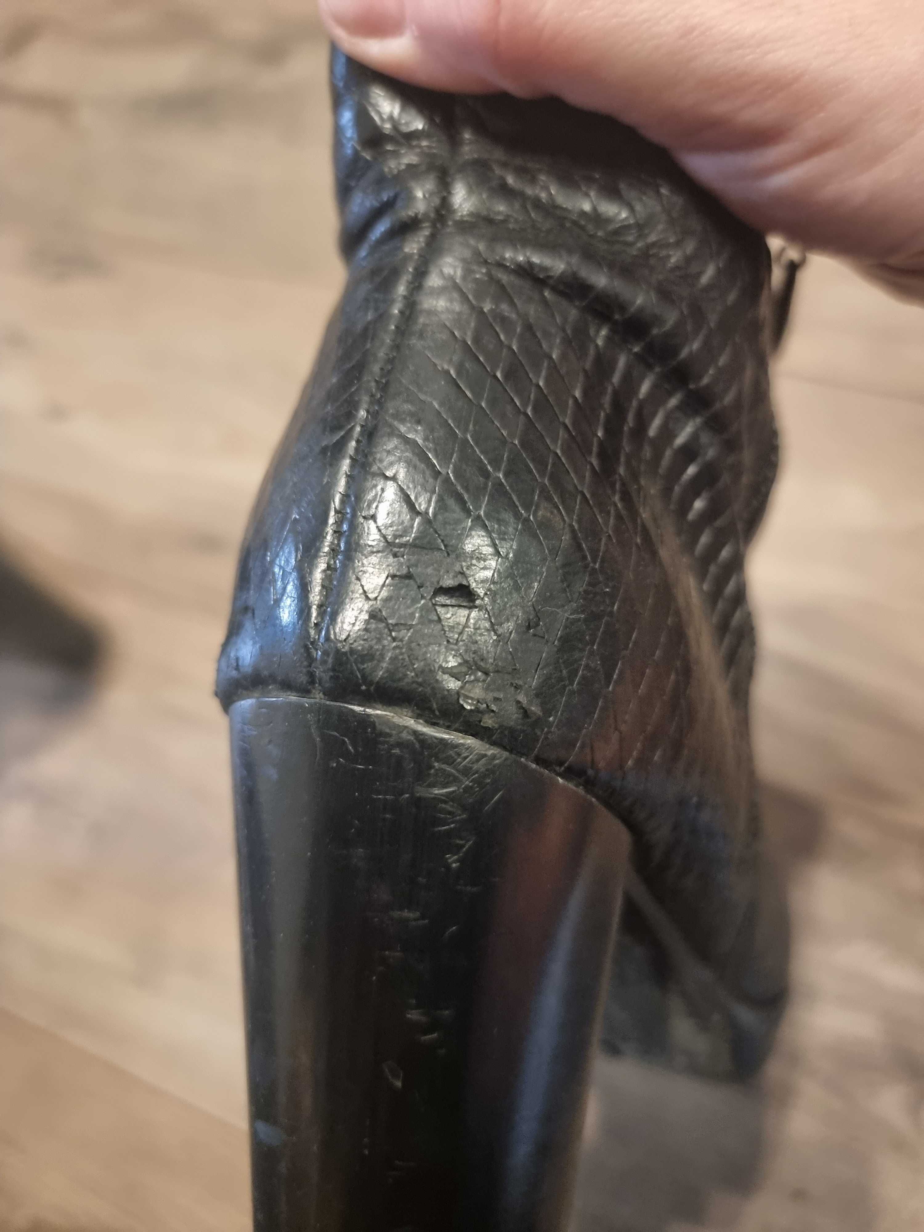 Botki skórzane nubuk Lasocki 36