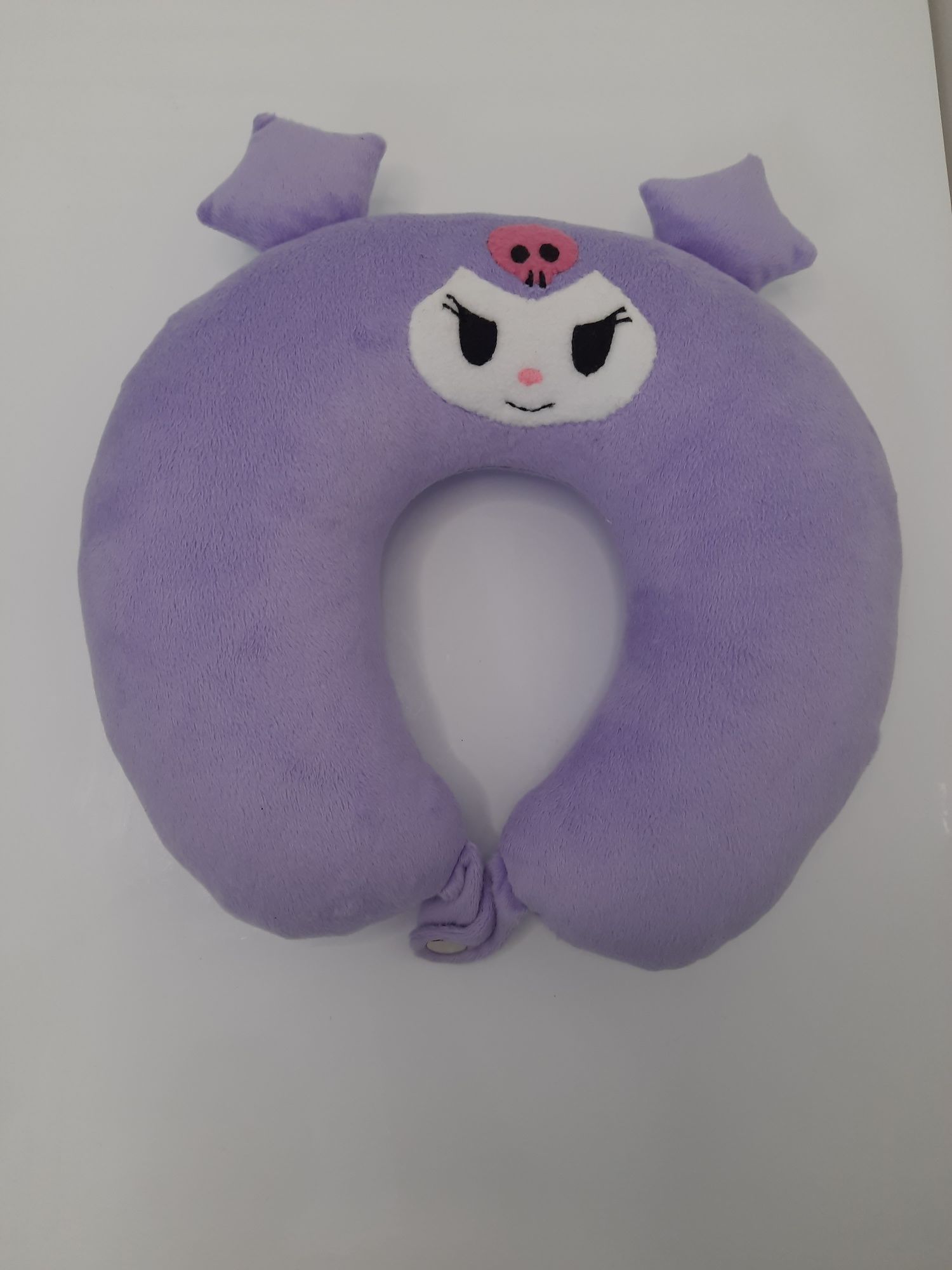 Подушка на шию для подорожей Kuromi лавандова дитяча