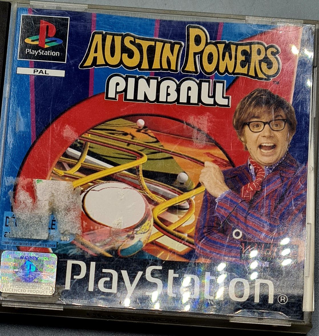 gra ps I austin powers pinball ps1 playstation gry psx austinpower