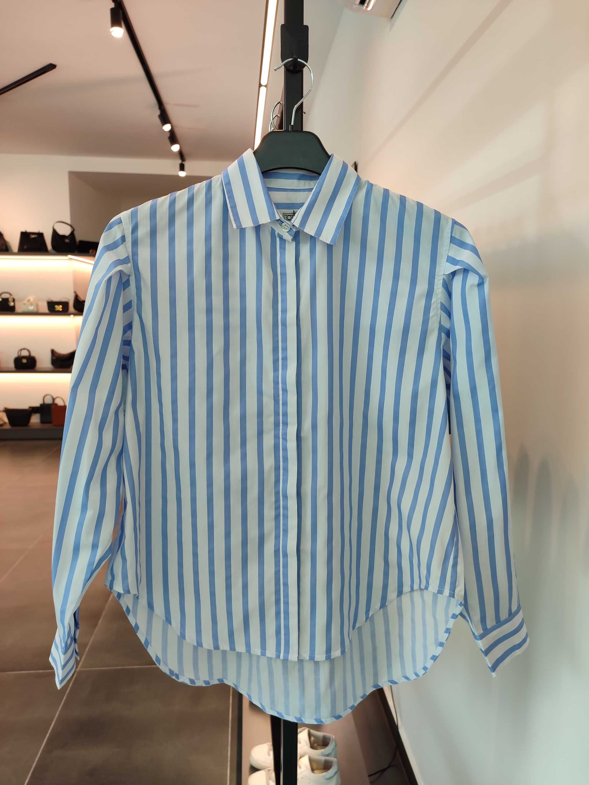 Сорочка Toteme Priola Shirt Blue Stripe