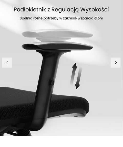 Krzesło Biurkowe Ergonomiczne BS3 (BS3)
