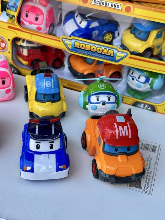 Набір Робокар Полі . Роботи трансформери