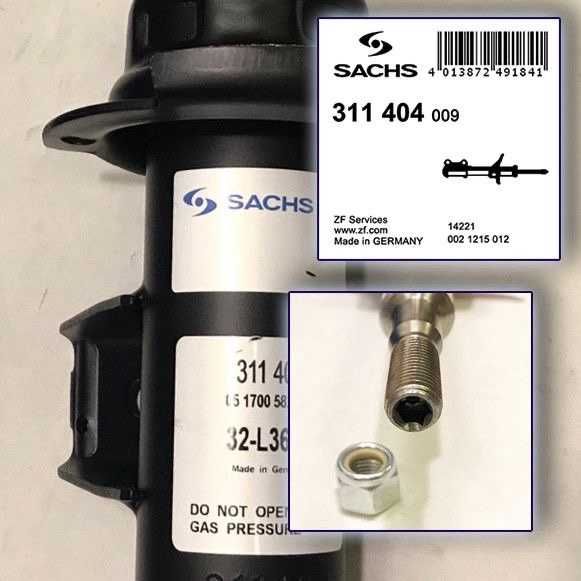 SACHS Germany! Амортизатор Передній  BMW 1 E87/E81/BMW 3 E90/E91/E-90