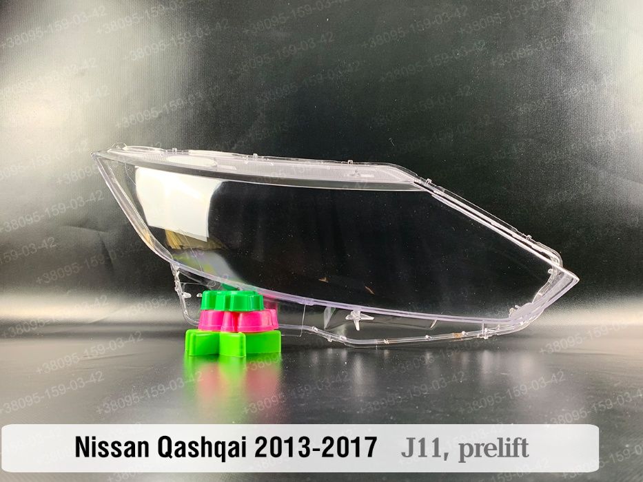 Стекло фары Nissan Qashqai Tiida Versa Верса Тиида скло Кашкай на фару