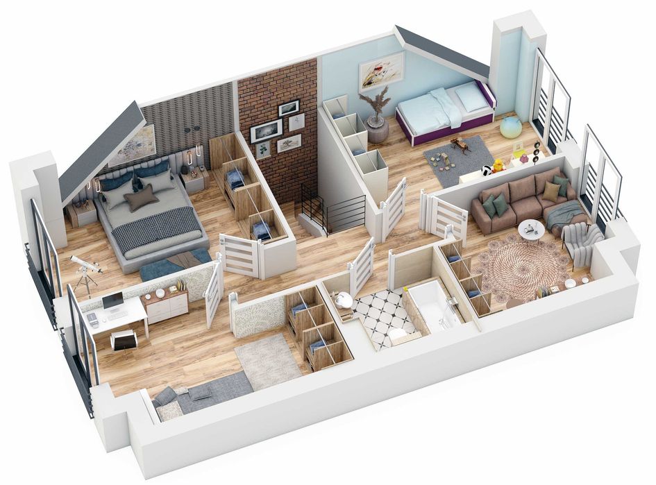 Jerzmanowa nowe domy w zabudowie bliźniaczej  z garażem