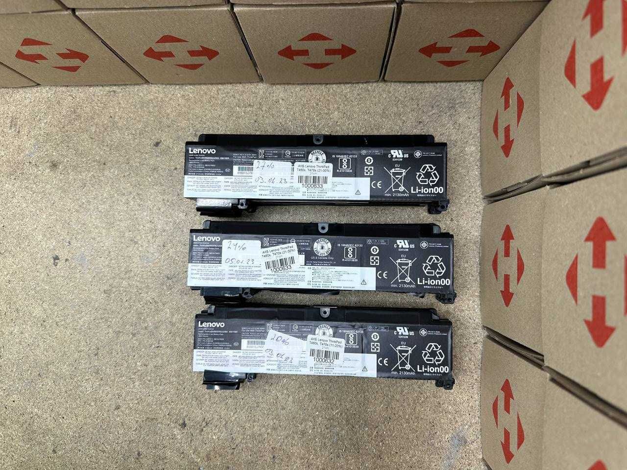 Оригінальна Батарея Lenovo ThinkPad T460s, T470s | 27Wh | 2215mAh |