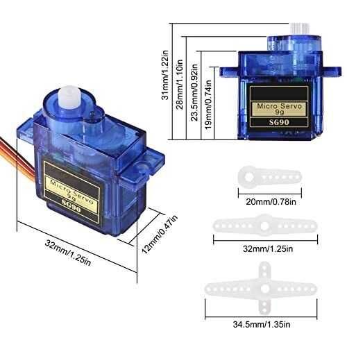 Сервопривод, Сервопривід SG90 -  (мікросерва для Ардуїно, моделізма)