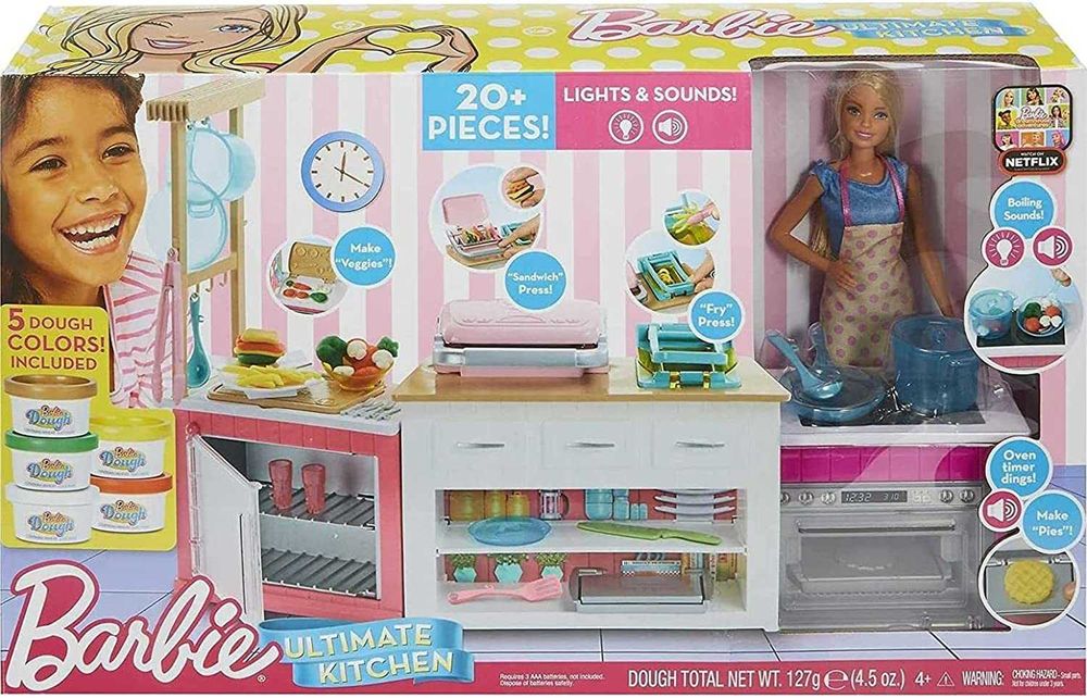 Набір Barbie Ultimate Kitchen Барбі Мега Кухня мрії Готуємо разом