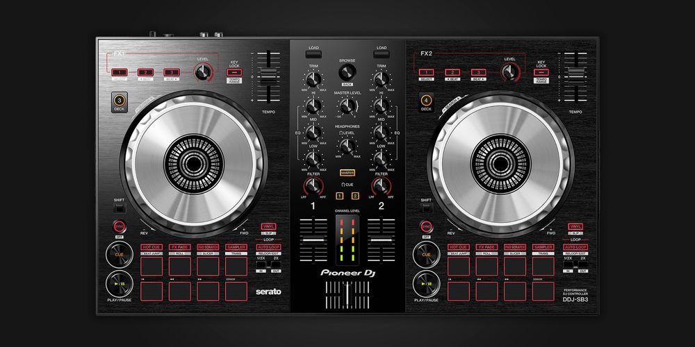 Kontroler DJ Pioneer DDJ-SB3 – Serato, mod USB, 100% sprawny