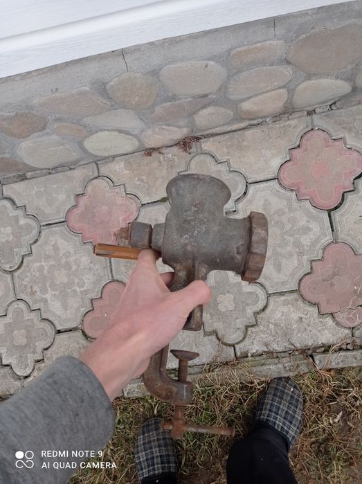 М'ясорубка СССР, млинок механічний ручний