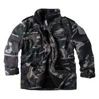 Kurtka Surplus Paratrooper Winter Jacket Black Camo - rozmiar M