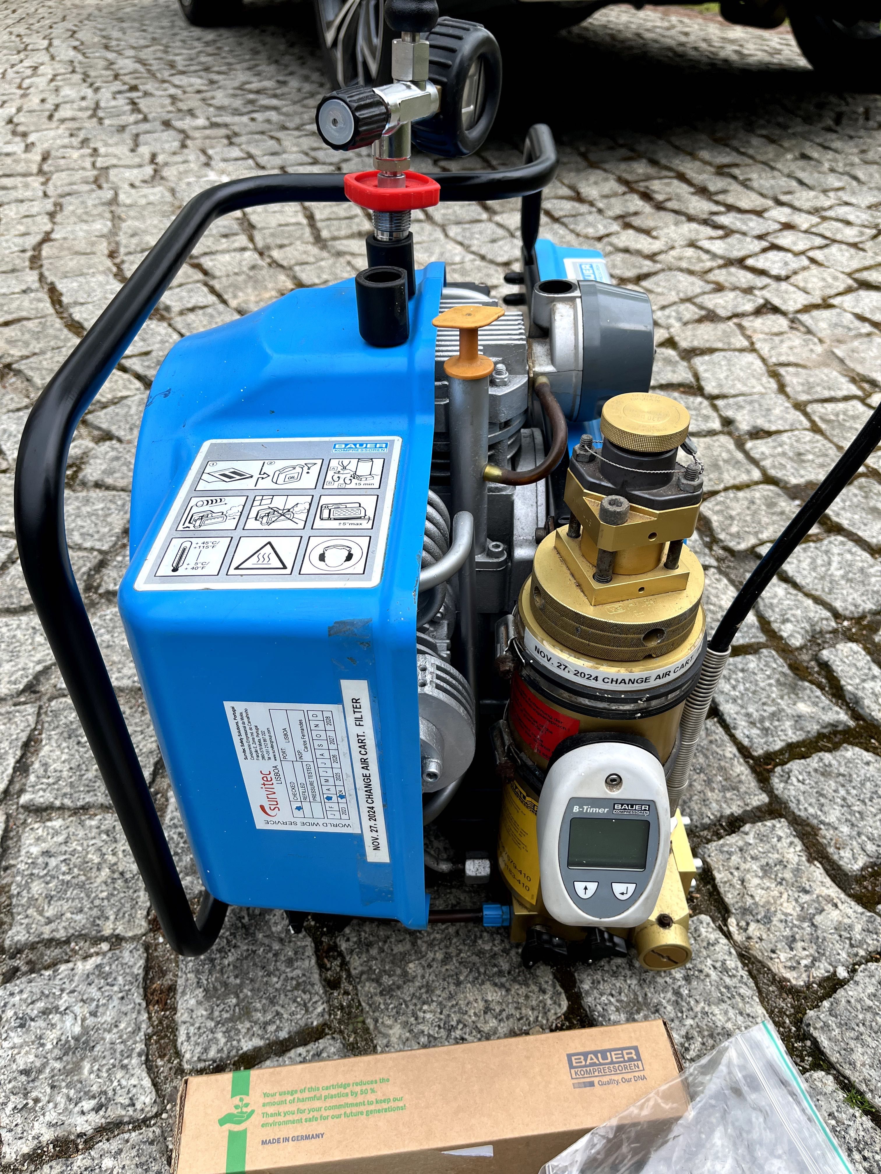 Kompresor Sprężarka Bauer junior II