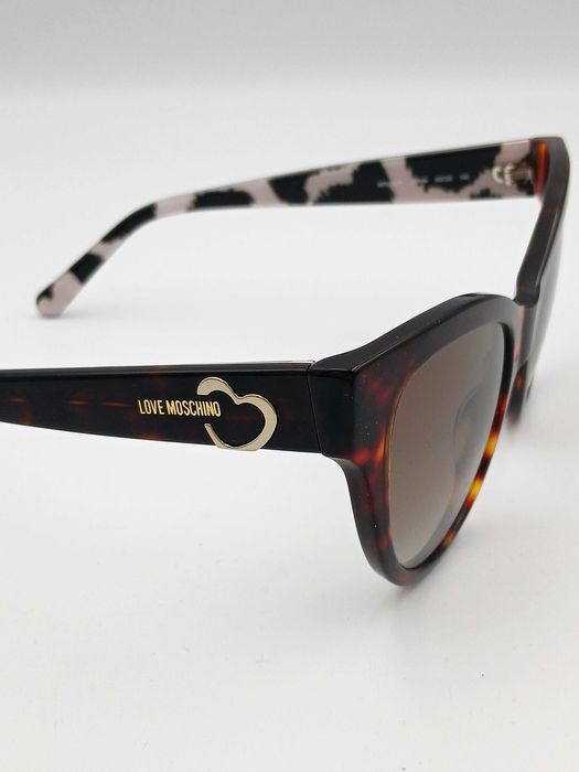 Okulary przeciwsłoneczne damskie Love Moschino MOL053/S 1NR HAVANA