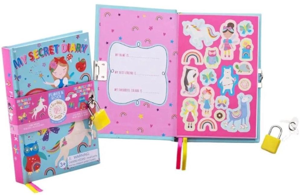 Pamiętnik pachnący tęczowe wróżki Floss & Rock