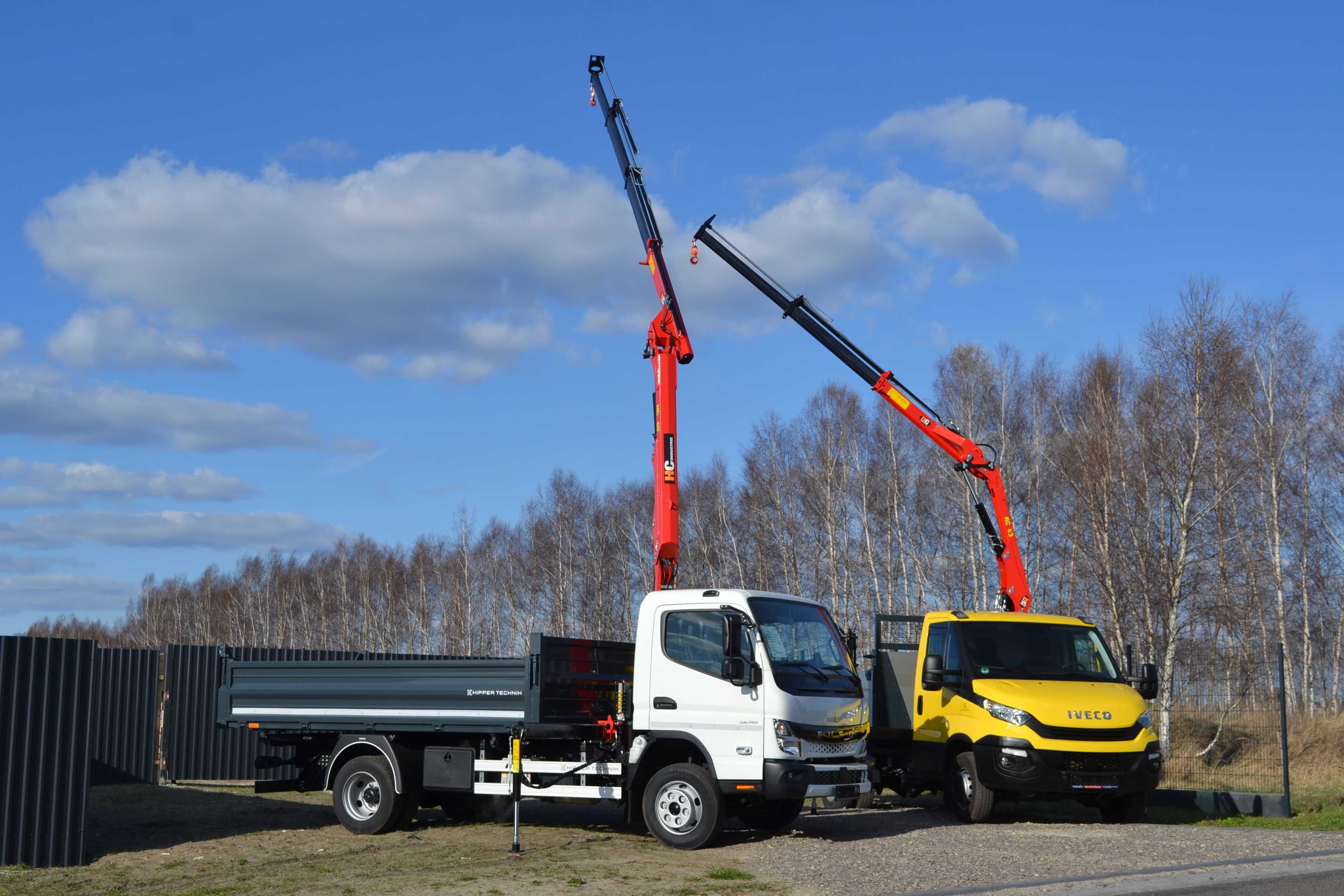 Zabudowa WYWROT Wywrotka Żuraw HDS Kiper Producent IVECO DAILY 72C 70C
