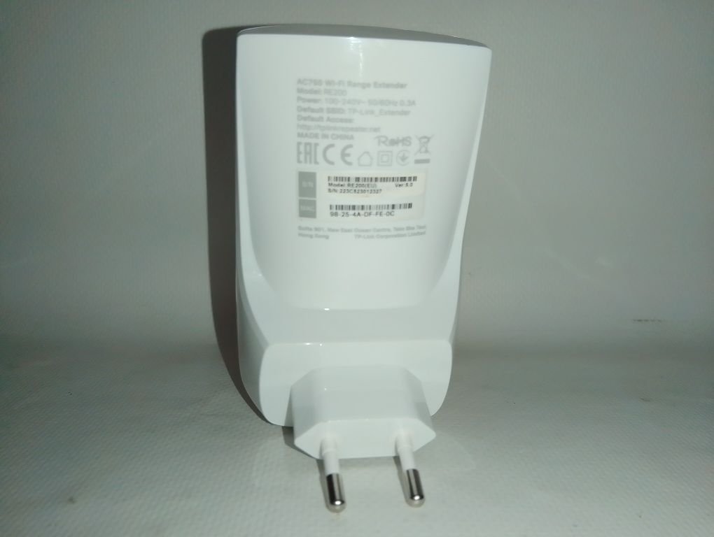 Ретранслятор, усилитель WiFi TP-Link AC750 RE200