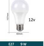 Led Лампочка 12 вольт 6 ватт. цоколь Е27, Очень яркая и экономичная.