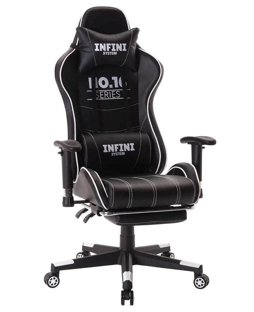 Fotel Gamingowy Infini series No.16 Black/white