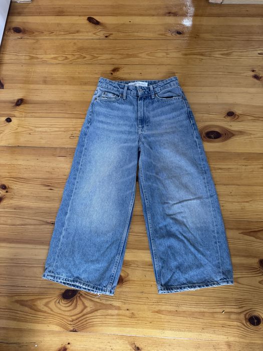 Шорти bershka skater baggy сині шорти широкі