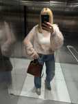 Stylowy sweter moherowy Chmurka