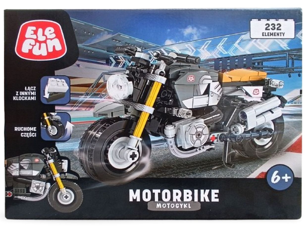 Klocki Elefun - Motorbike - Motocykl 8820