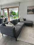 IKEA - Sofa, narożnik, APPLARYD, 6 Miesięczna, Szara, IDEALNA, Wroclaw