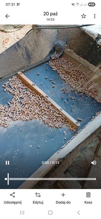 Peleciarka na WOM prime 300 linia zestaw 400kg/godz