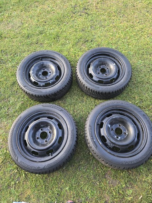 Opony zimowe Hankook + felgi stalowe 15
