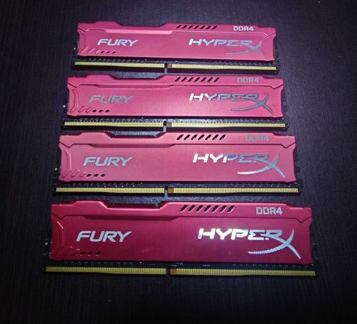 Оперативна пам'ять HyperX DDR4-32 GB  Fury Red