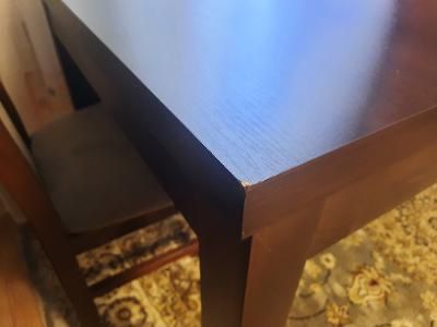 Kompet mebli drewnianych do salonu stół krzesła