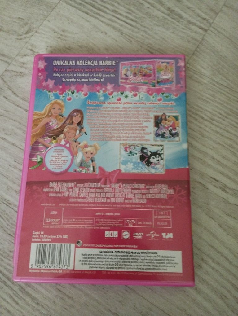Płyta DVD - Barbie idealne święta