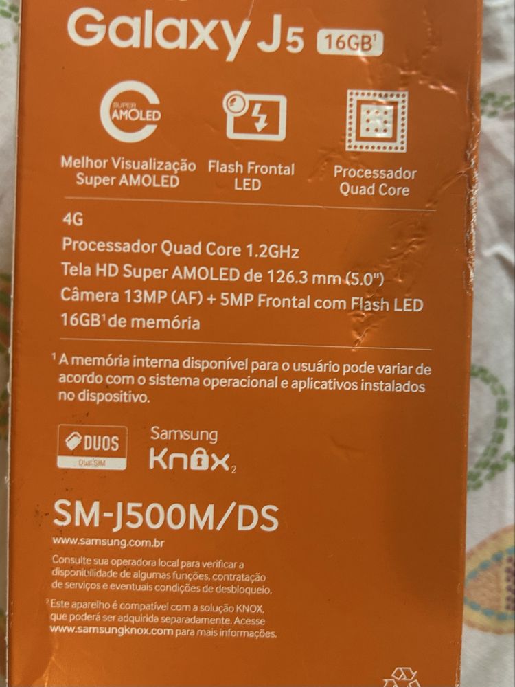 Galaxy J5 para peças