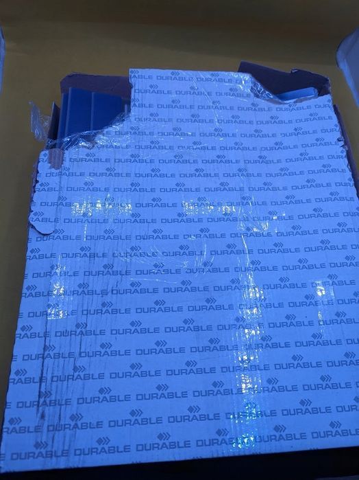 durable 227007 skoroszyt zaciskowy opak. 20 sztuk, kolor granatowy.