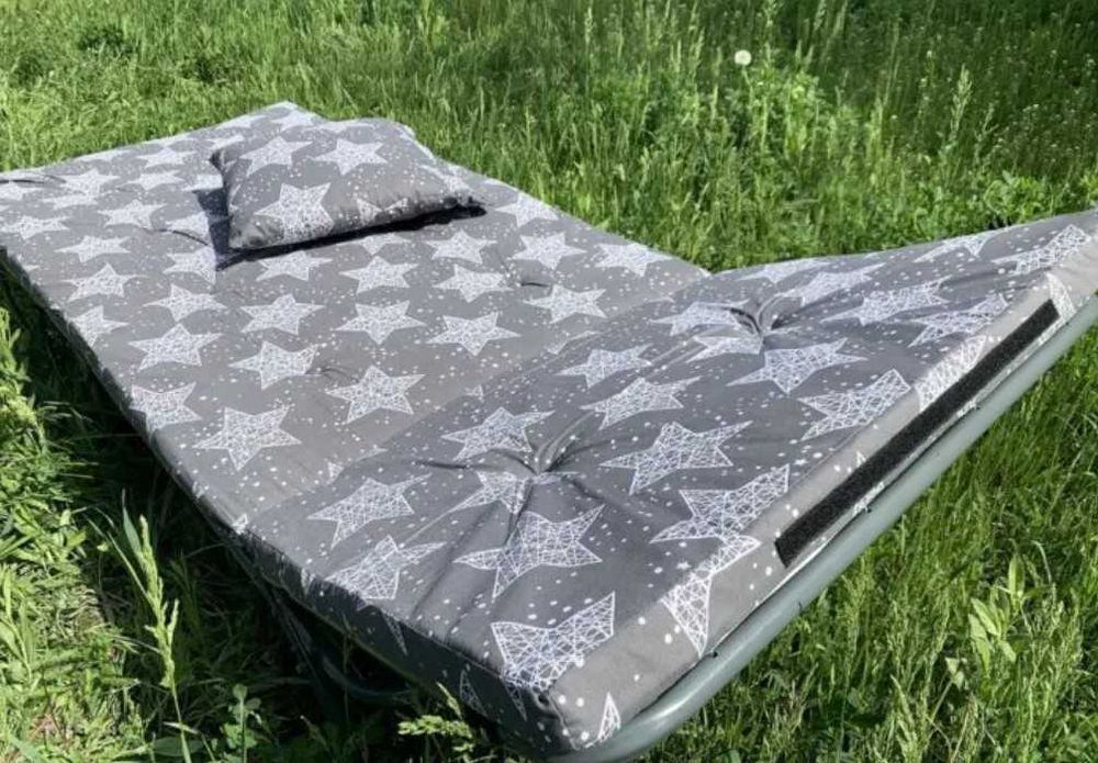 розкладачка марія м 60 регульований підголівник матрац 6 см подушечка