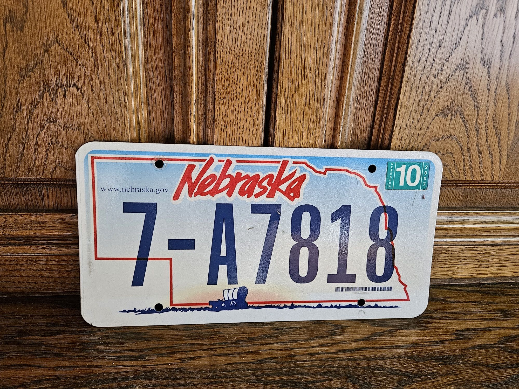 Tablica rejestracyjna Nebraska