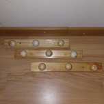 Vendo conjunto de 3 cabines de parede em madeira