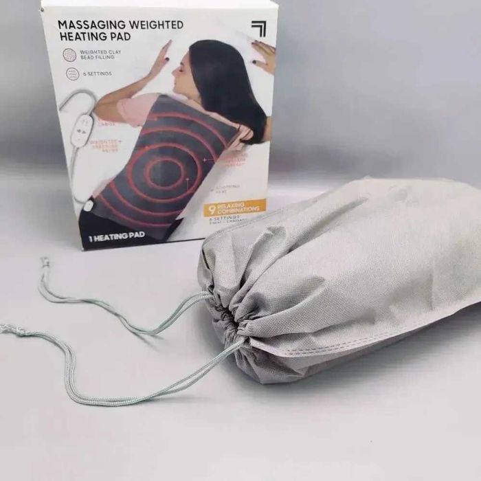 Грілка MASSAGING WEIGHTED HEATING pad від болю в спині
