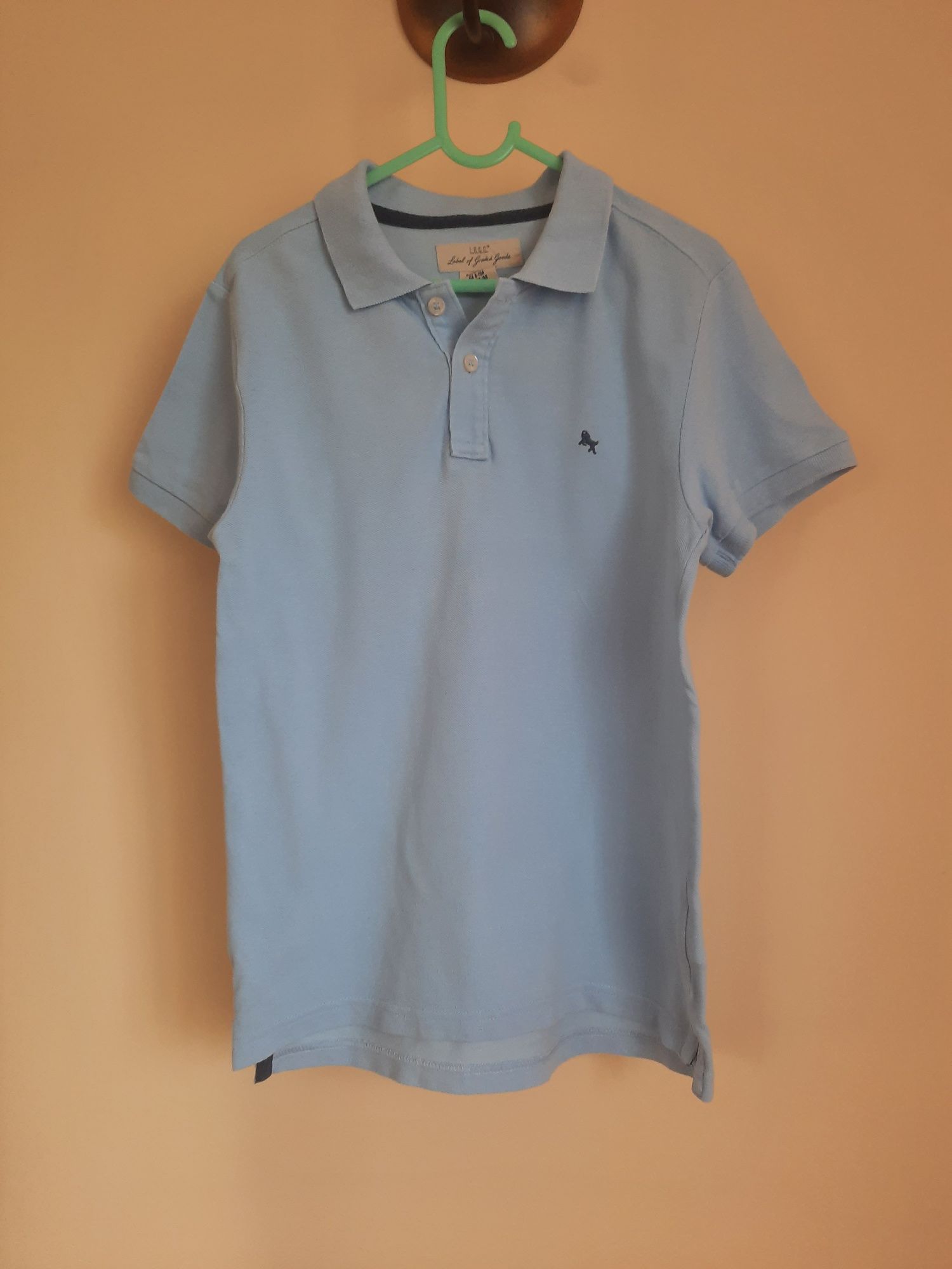 Koszulka polo z kołnierzykiem T-shirt  Hm LOOG  134/140 cm