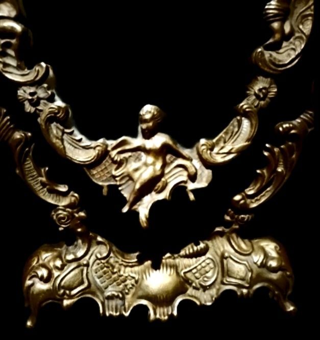 Старинное    зеркало  , в стиле Барокко. Франция.