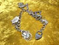 Pulseira prata inglesa 20 cm
