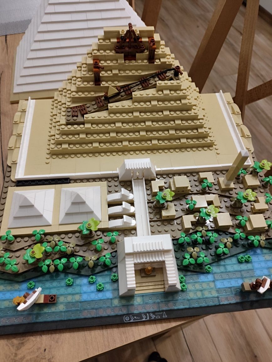 Piramida Cheopsa klocki nie lego Egipt budowla architecture