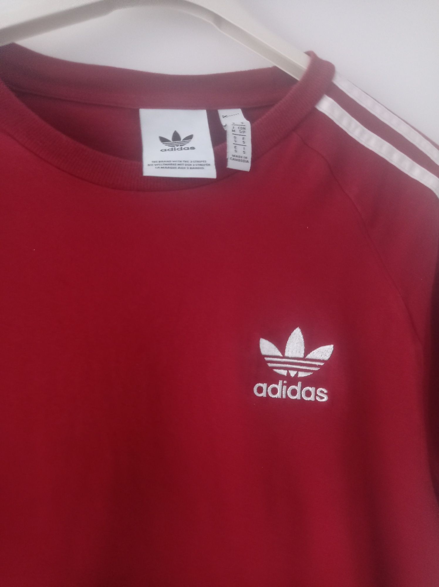 Koszulka bordowa adidas