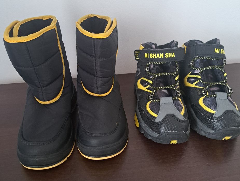 Zimowe buty chłopięce w rozmiarze 29