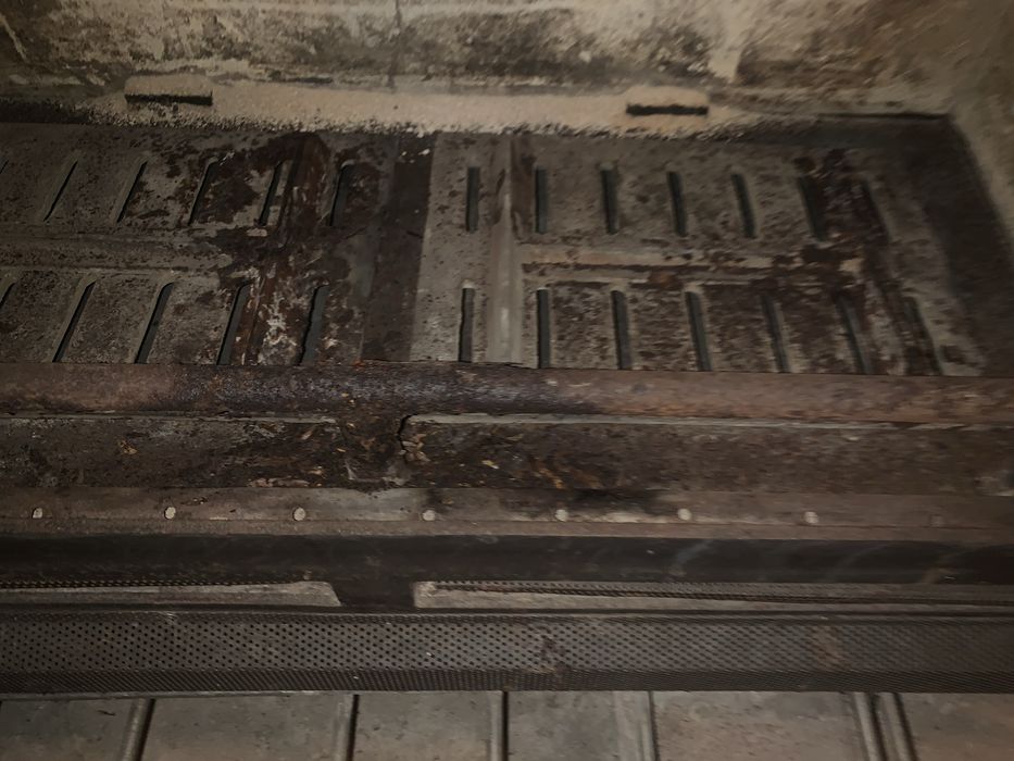 Recuperador a lenha grande: 1 metro de largura e 60