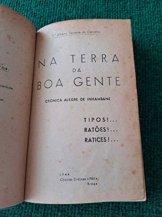 Na Terra da Boa Gente - Crónica Alegre de Inhamane