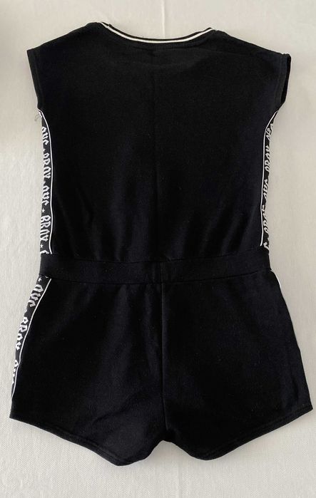 Macaquinho preto manga curta tamanho S