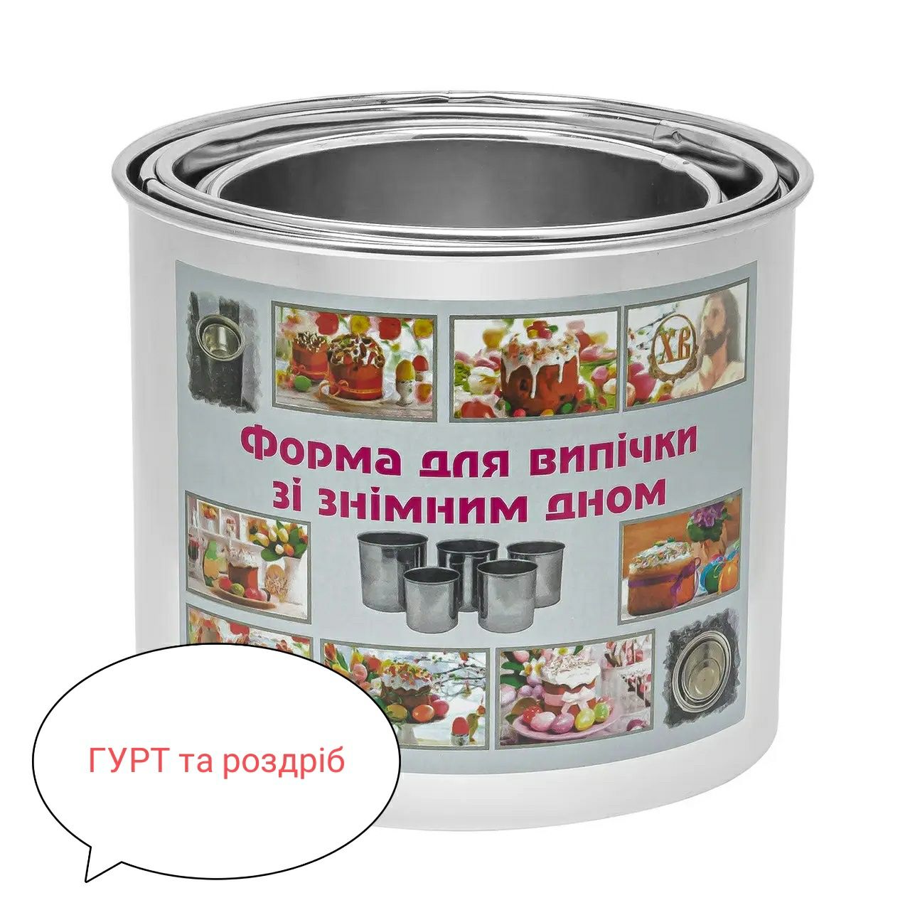 Набір для випічки Пасок із 3 штук  роз'ємні. . ГУРТ та роздріб.